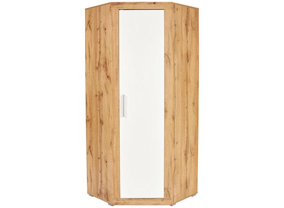 Rohová Skříň Frame - bílá, Konvenční, kompozitní dřevo (81/200/81cm) Rohová Skříň Frame - bílá, Konvenční, kompozitní dřevo (81/200/81cm)