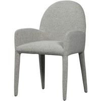 ARMLEHNSTUHL Elegance Greige B: 54cm - Greige, Design, Textil (54/83/57cm) - Livetastic