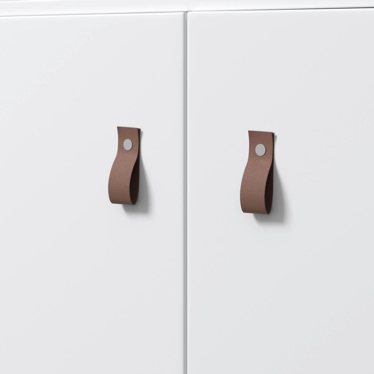 Komoda MICK - hnedá/čierna, Modern, plast (180/69,5/40cm) - Modern Living