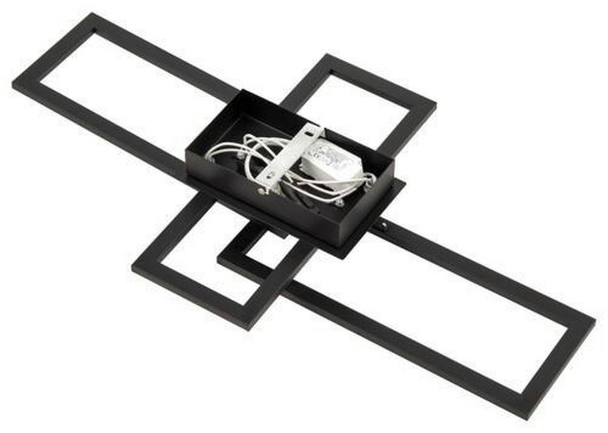 Stropní svítidlo Ferm, černá, max.24 W - černá, Moderní, plast (65/34,8/7,3cm) - Premium Living