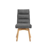 Stuhl Kampala Anthrazit - Eichefarben/Anthrazit, Basics, Holz/Kunststoff (49/93/67cm)