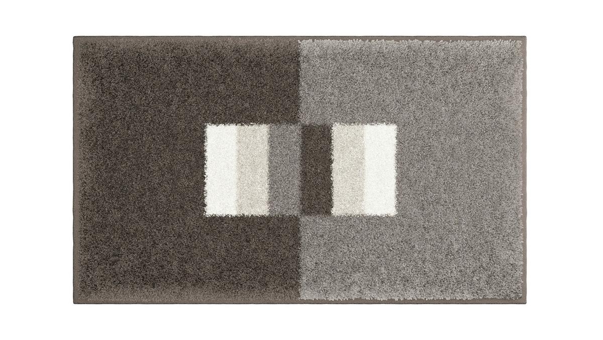 Badematte Flash - Taupe, Basics, Textil (65/115cm) - Grund