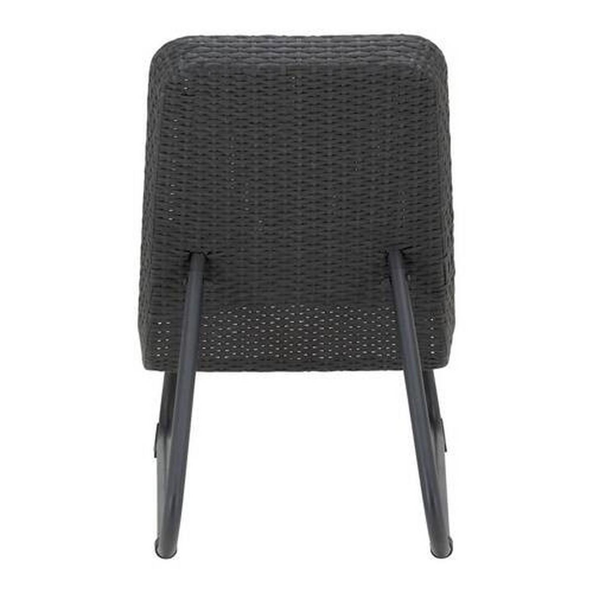 Záhradná súprava AUGUSTINA tm. sivá - tmavosivá, Modern, kov/plast - Bessagi Garden