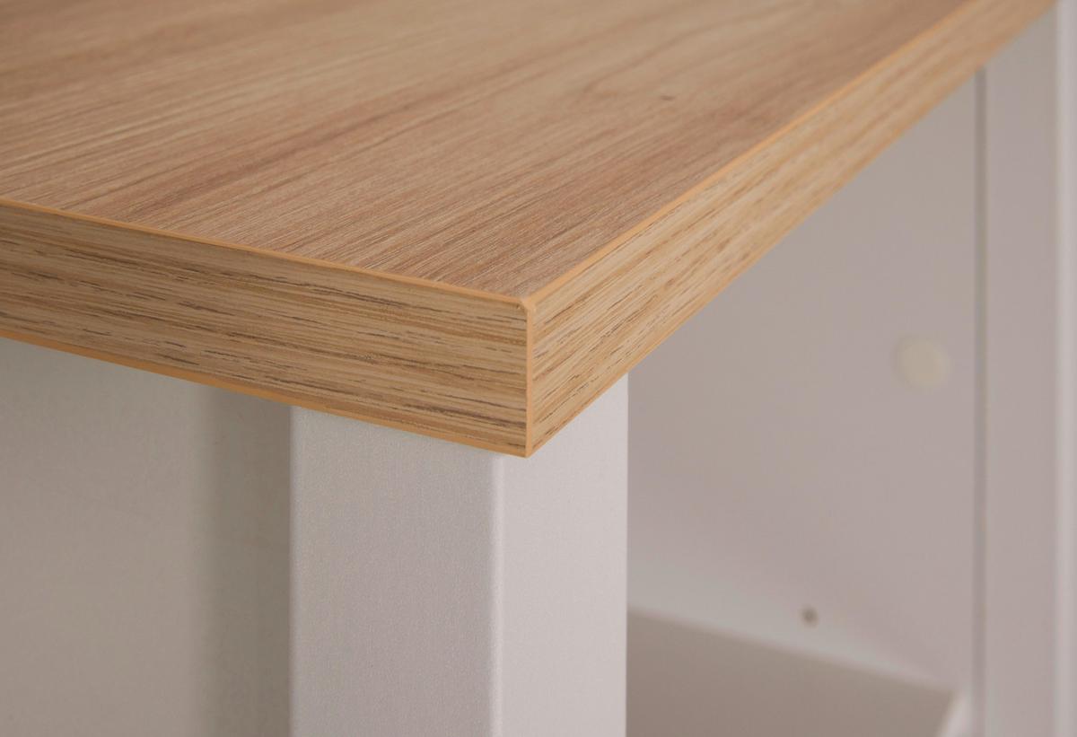 Standregal Sardegna - Kaschmir/Eiche Artisan, ROMANTIK / LANDHAUS, Holzwerkstoff (60/167/60cm)