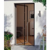 Fliegengitter Türvorhang 95 X215 cm Schwarz Magnetsystem - Schwarz, KONVENTIONELL, Kunststoff (95/215cm)