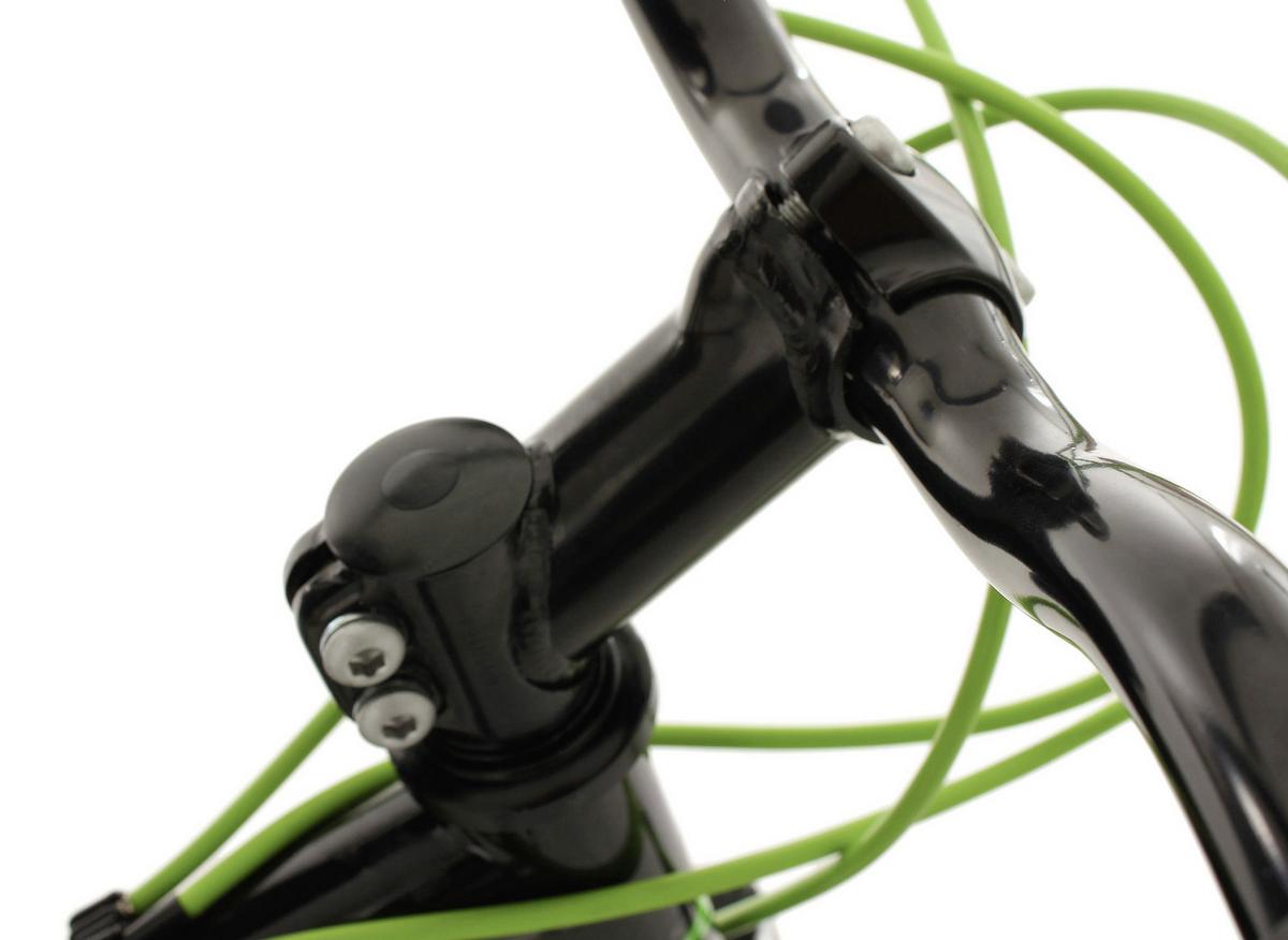 Kinderfahrrad 24 Zoll Fully Bliss 18 Gänge - Schwarz/Grün, Basics, Metall (180/70/80cm) - KS Cycling