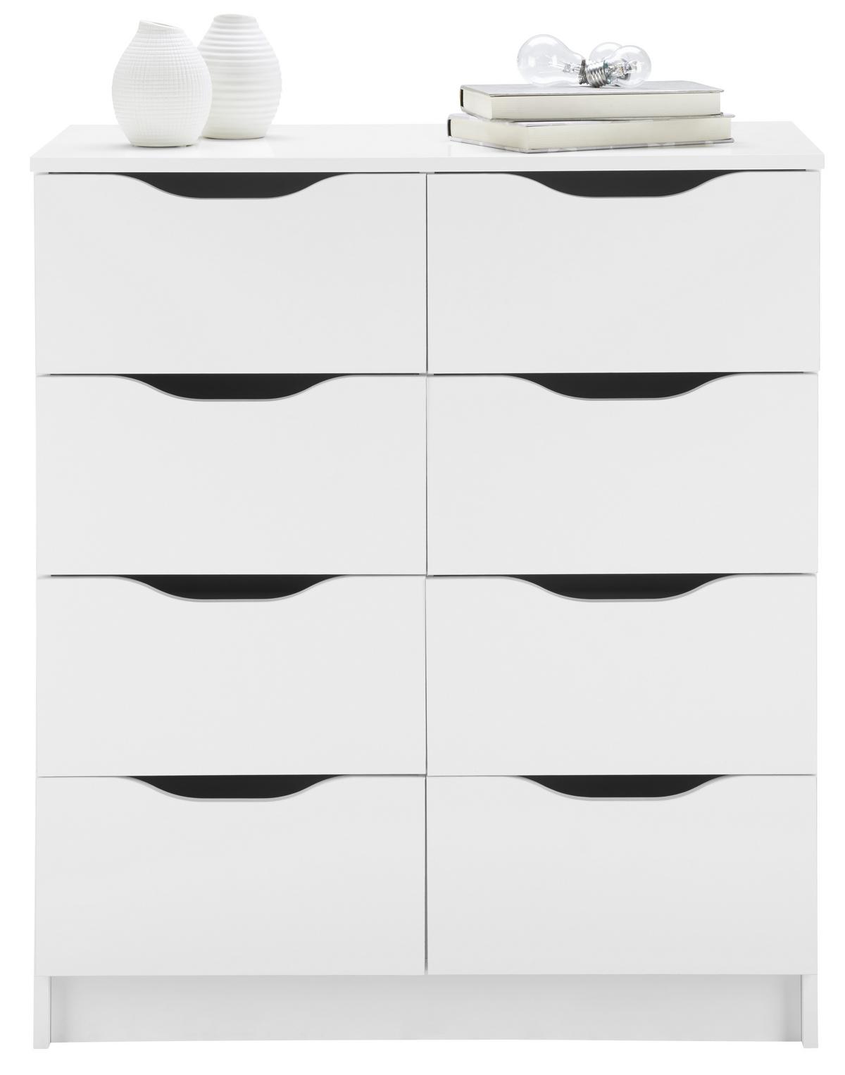 Komód Westphalen 80/91 Cm - fehér, Lifestyle, faalapú anyag (80/91/40cm) - MID.YOU