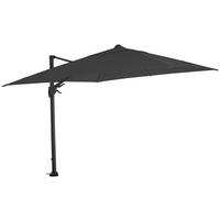 Ampelschirm Bl: 300x300cm Anthrazit - Anthrazit, MODERN, Textil/Metall (300/300cm) - Siena Garden