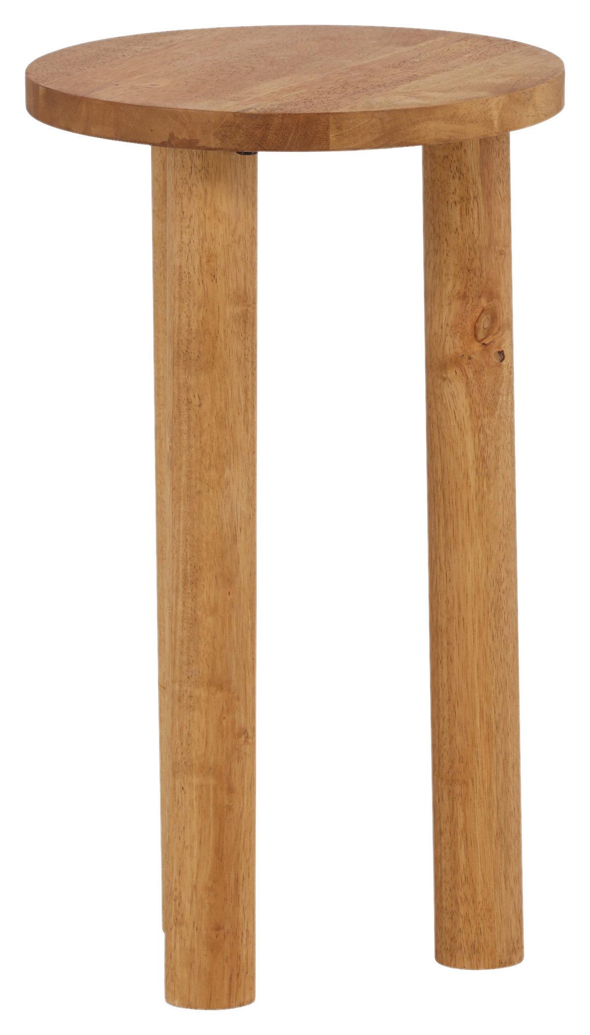 Beistelltisch Duxbury - Plankeneiche/Eichefarben, Design, Holz (35/35/60cm) - Livetastic