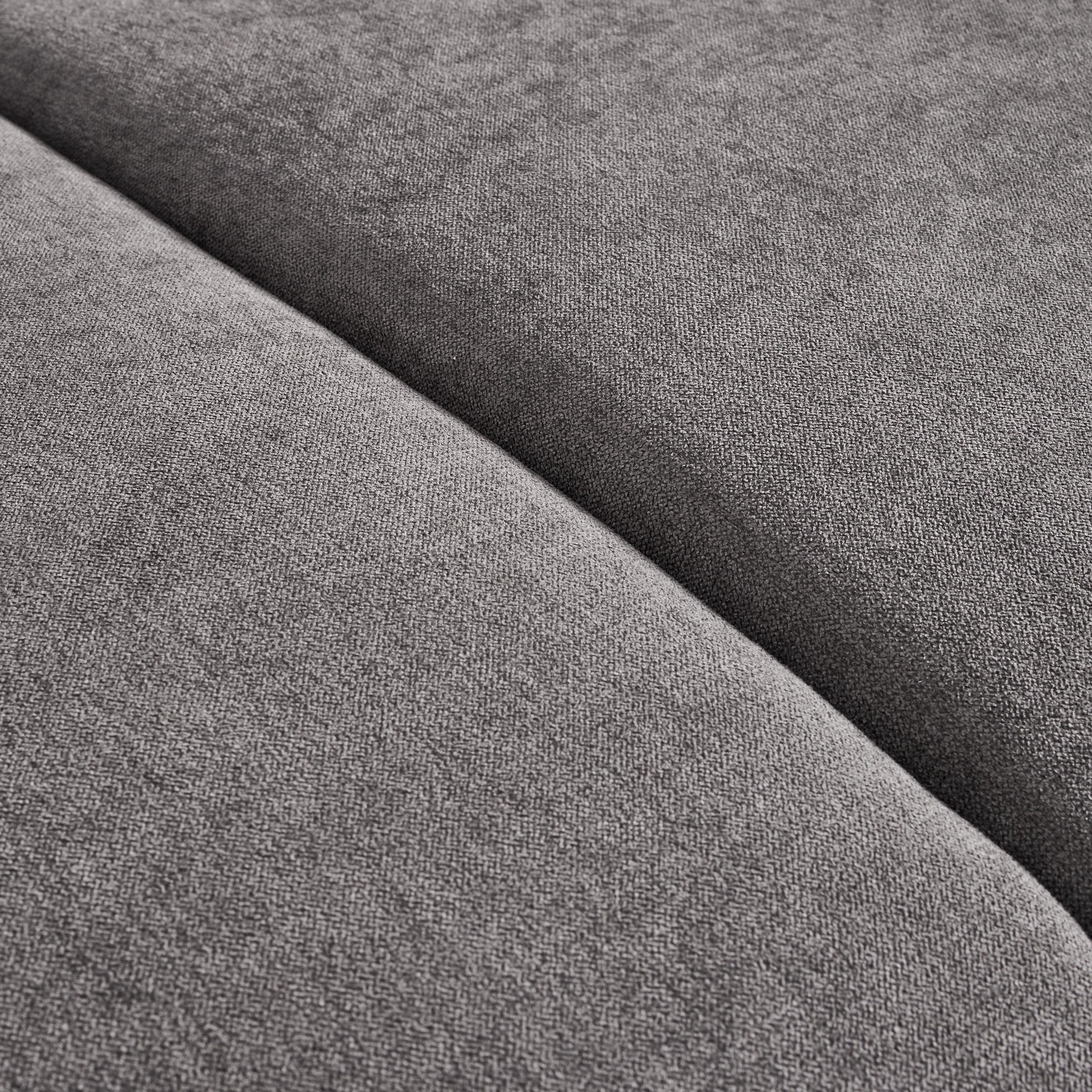 Sedací souprava Malibu šedá - tmavě šedá, Moderní, dřevo/textil (249/88/207cm) - Bessagi Home