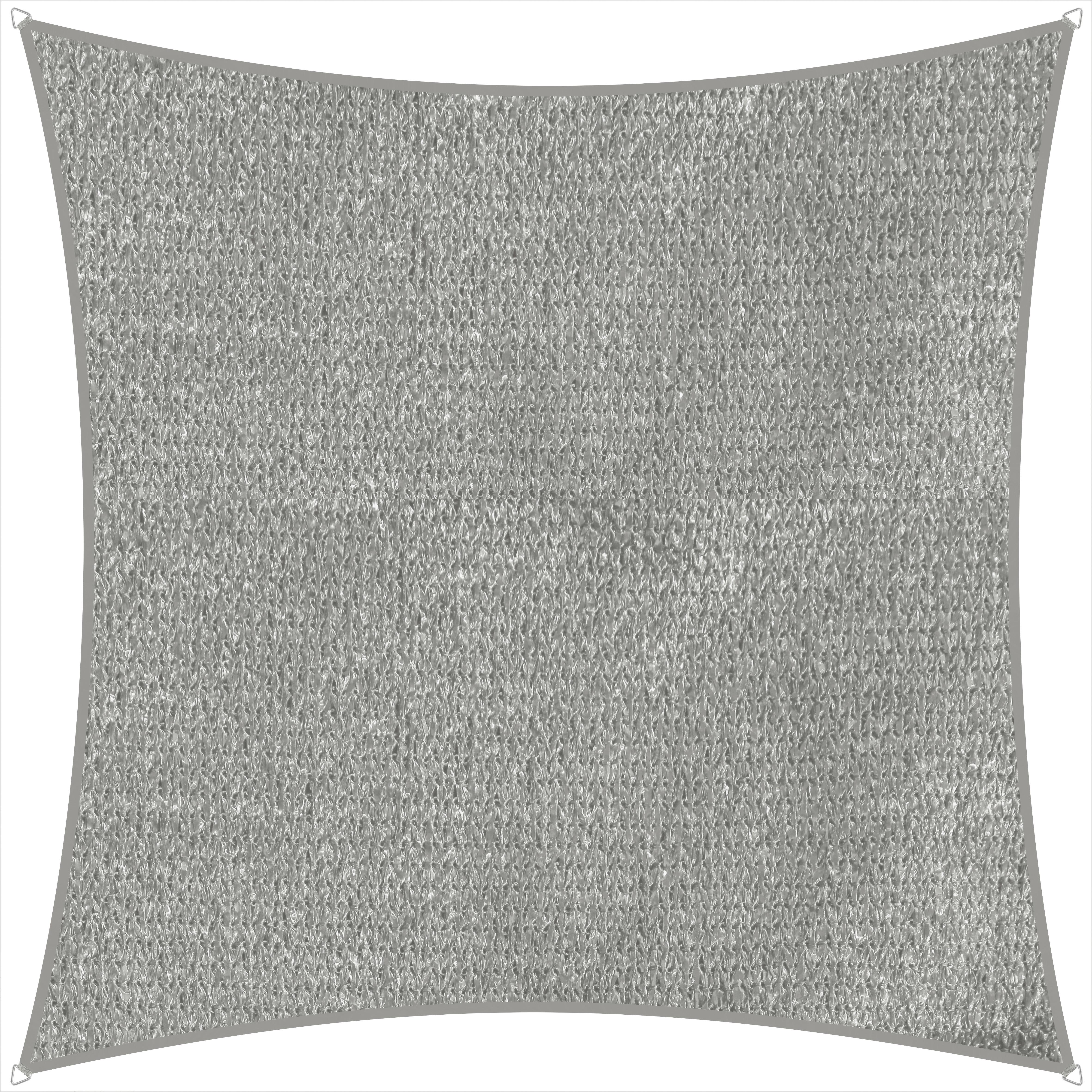 Gartensonnensegel 3,6 X 3,6 M - Silberfarben, Basics, Textil (360/0,5/360cm) - Schneider