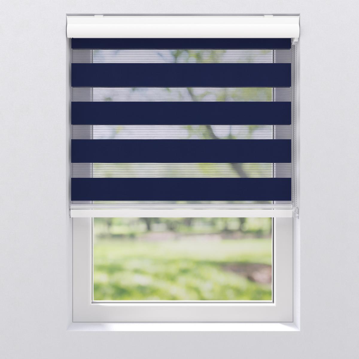 Verdunkelungsrollo Verdunkelnd Textil Bxl 95x175 Cm - Blau, Basics, Textil (95/175cm) - MID.YOU