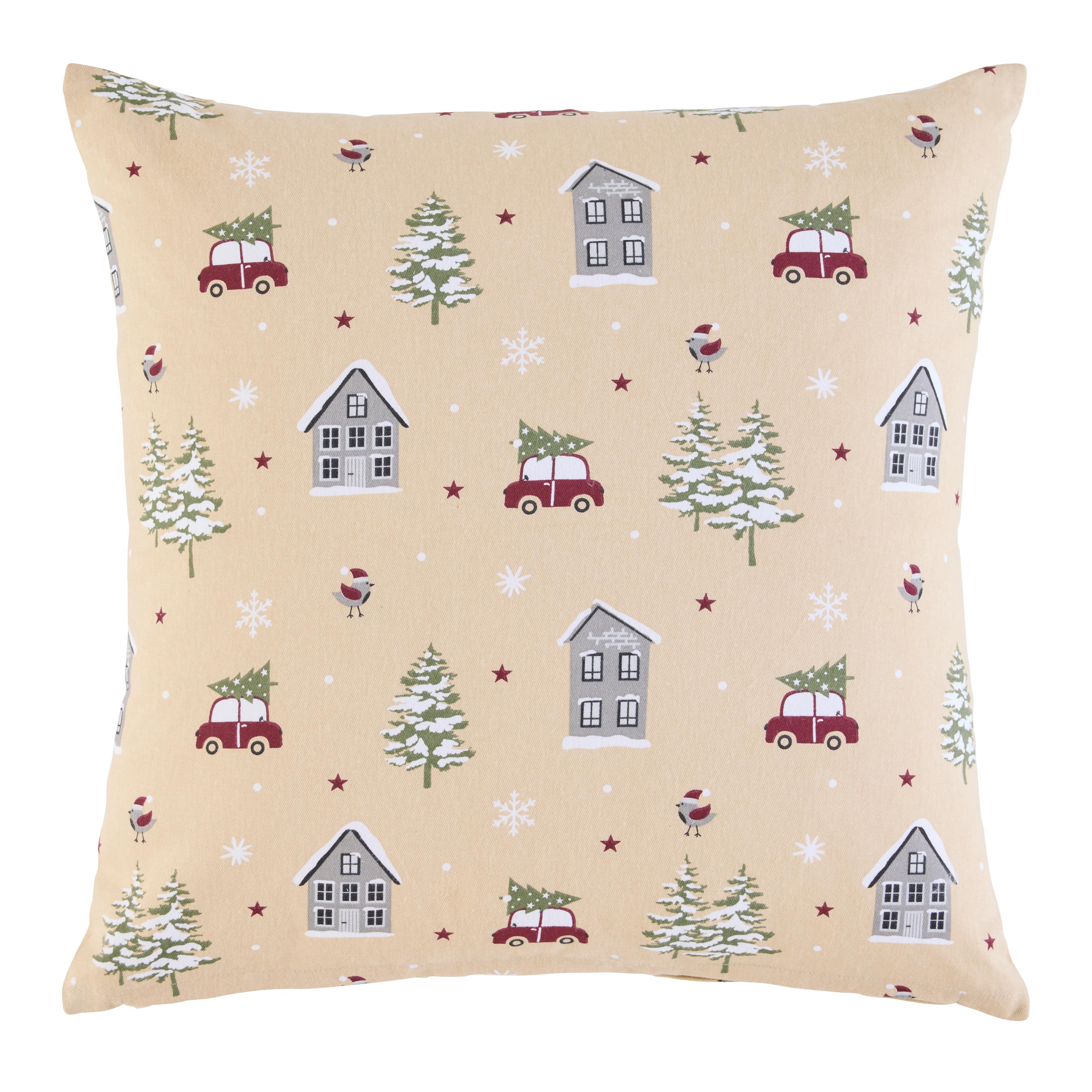 DEKORAČNÝ VANKÚŠ HOME, ca. 45x45cm - béžová, Konventionell, textil (45/45cm) - Mömax