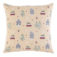 DEKORAČNÝ VANKÚŠ HOME, ca. 45x45cm - béžová, Konventionell, textil (45/45cm) - Mömax