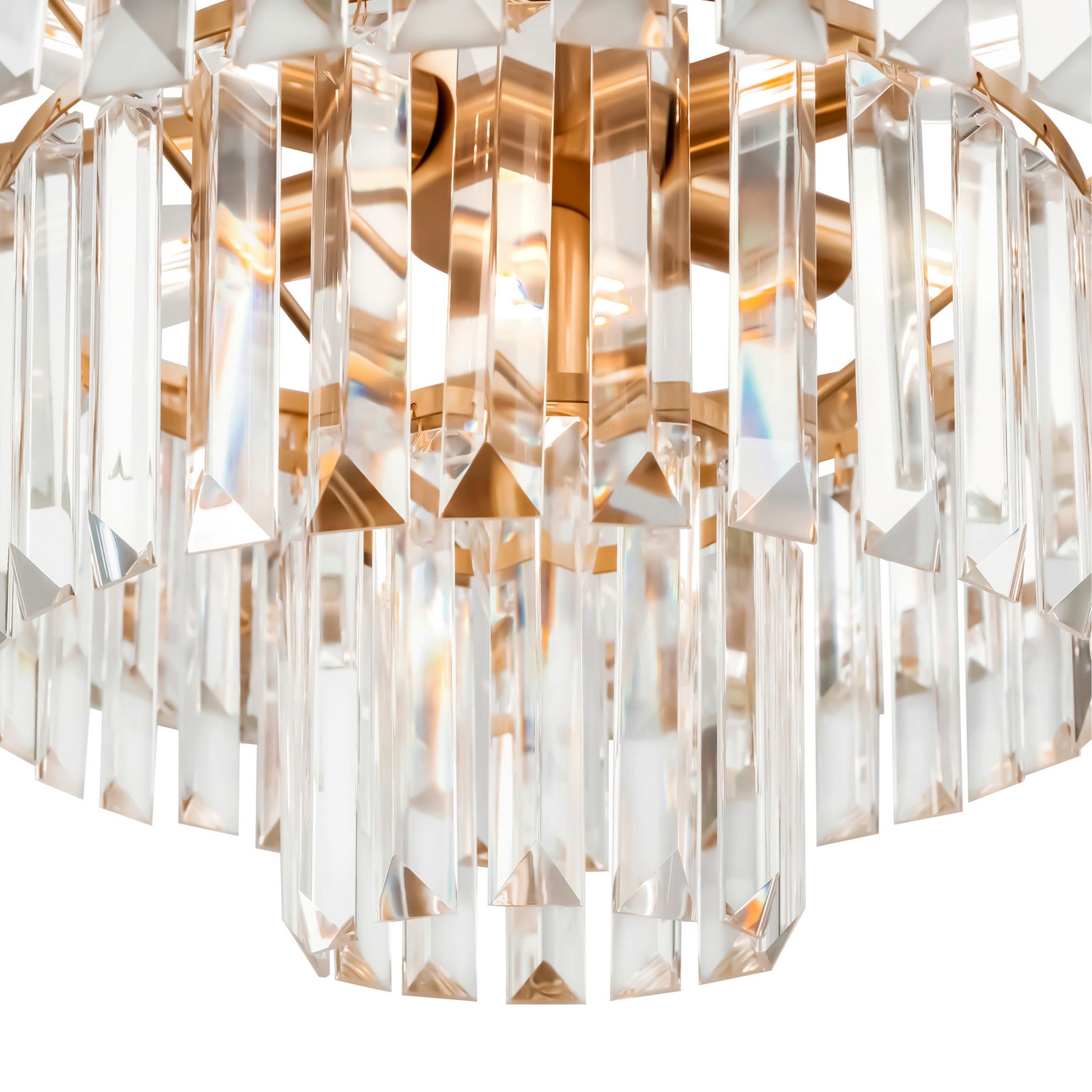 Pendelleuchte Revero - Messingfarben, Trend, Glas/Metall (50/40/50cm) - MAYTONI