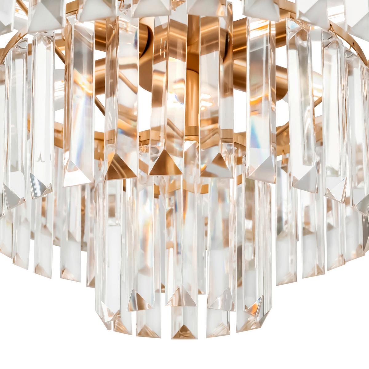 Pendelleuchte Revero - Messingfarben, Trend, Glas/Metall (50/40/50cm) - MAYTONI