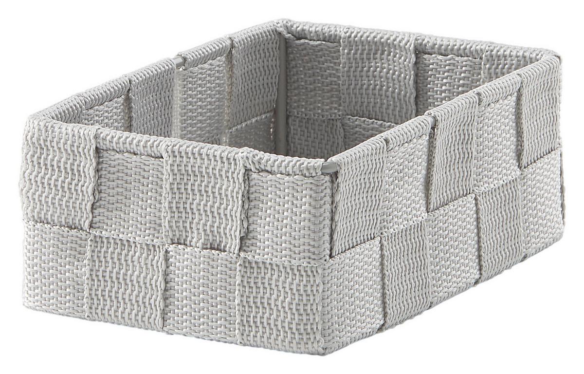 KOŠ NELLY - šedá/černá, kov/plast (15/10/5,5cm) - Mömax