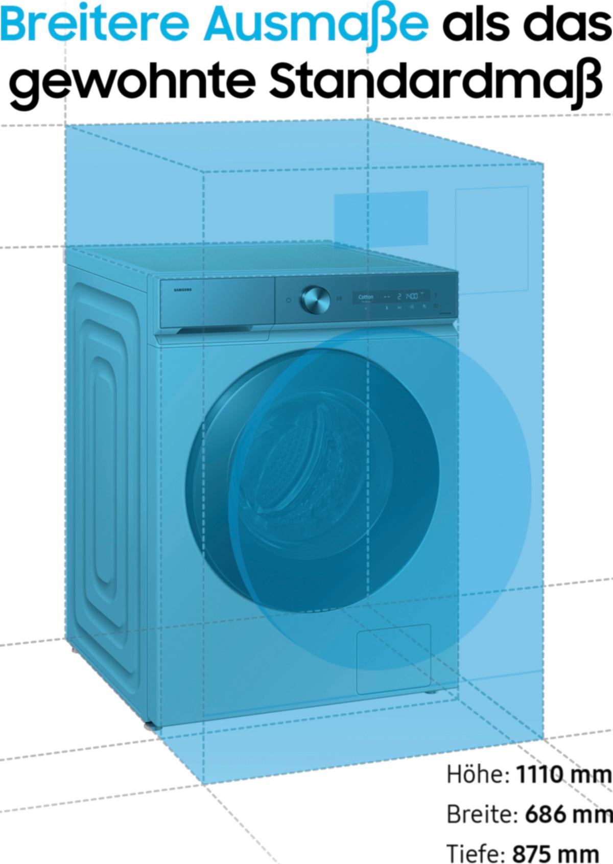 Waschtrockner Wd18db8995bzt2 Eekl: A, Füllmenge Ca. 11 Kg - Anthrazit, Basics, Glas/Kunststoff (60/85/65cm) - Samsung