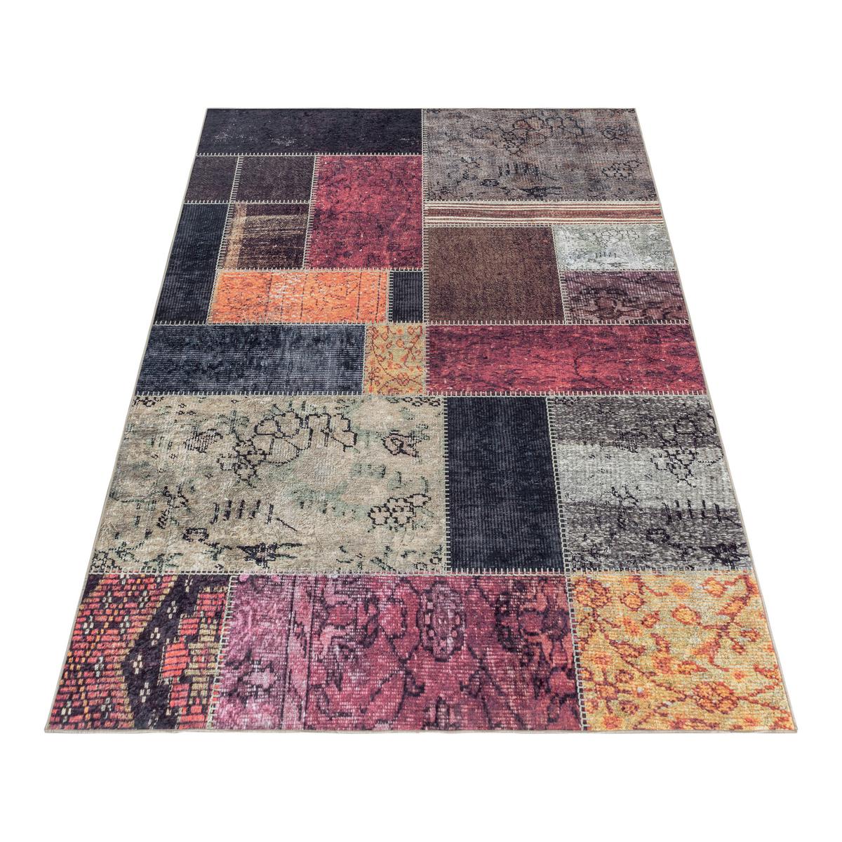 Flachwebteppich Fiesta - Multicolor, Design, Textil (80/150cm) - Novel