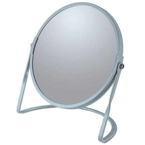 Standspiegel Akira Matt Ice-Blue - Grau, Basics, Glas (18,4/10,5/20cm)