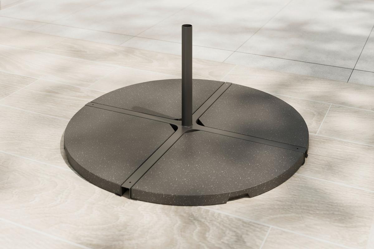 ZAŤAŽOVACIA PLATŇA BASE - sivá, Basics, kameň (46/3,5/46cm) - Mömax