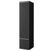 Hochschrank Vera Schwarz B: 30cm - Schwarz/Grau, Design, Holzwerkstoff (30/130/33cm) - Livetastic