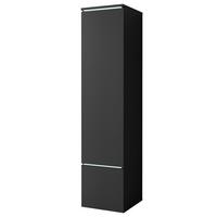Hochschrank Vera Schwarz B: 30cm - Schwarz/Grau, Design, Holzwerkstoff (30/130/33cm) - Livetastic