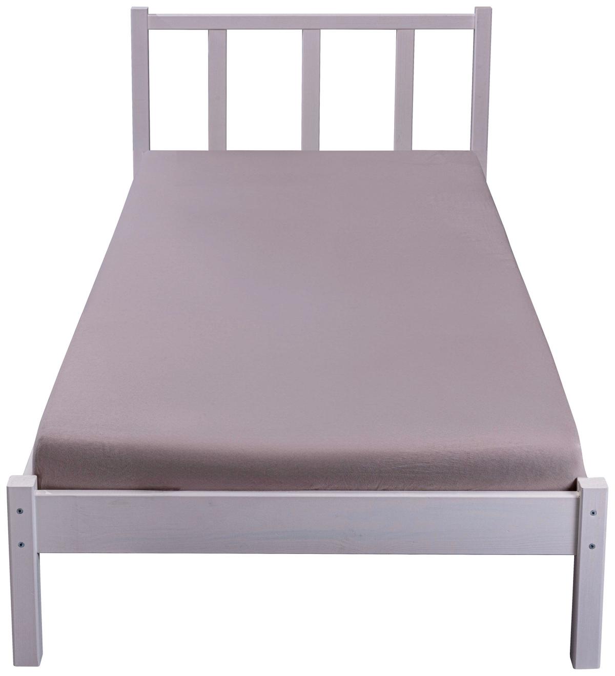 Bett Fredy - Weiß, MODERN, Holz (90/200cm) - MID.YOU