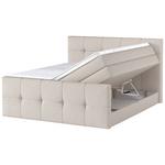 Boxspringbett mit Topper 160x200 Medino - Beige, KONVENTIONELL, Holz/Holzwerkstoff (160/200cm) - Luca Bessoni