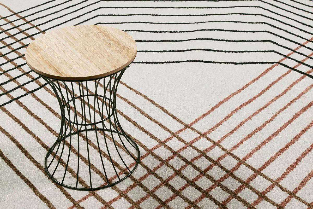 Tuftteppich Multicolor, Bxl: Ca. 140x200cm - Beige/Schwarz, MODERN, Textil (140/200cm) - Esprit