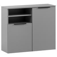 Hängeschrank Alessio BxH: 80,4x70 cm Grau - Platinfarben/Grau, MODERN, Holzwerkstoff (80,4/70/32cm) - MID.YOU