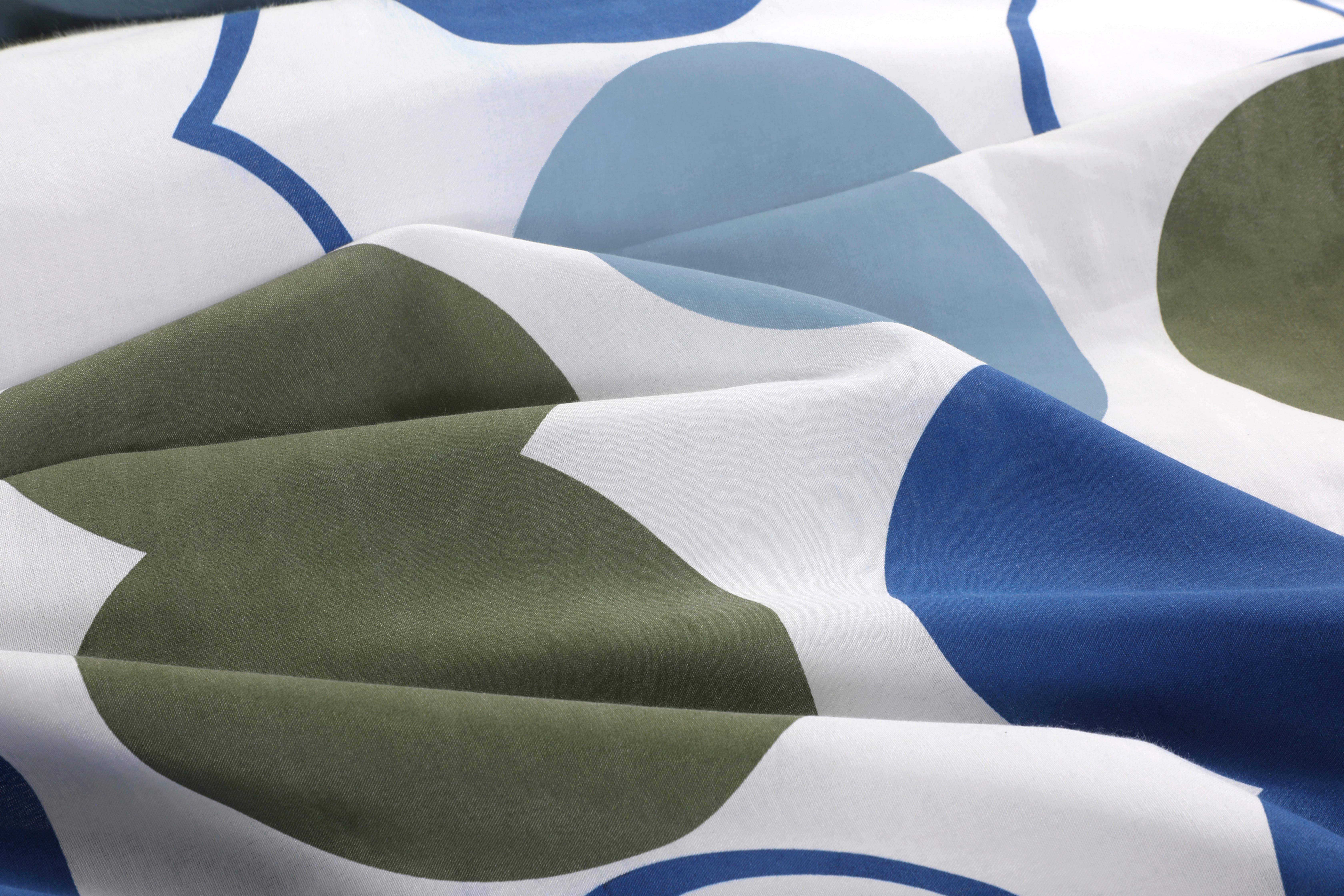 Bettwäsche Fiona - Blau/Pastellblau, MODERN, Textil - Luca Bessoni