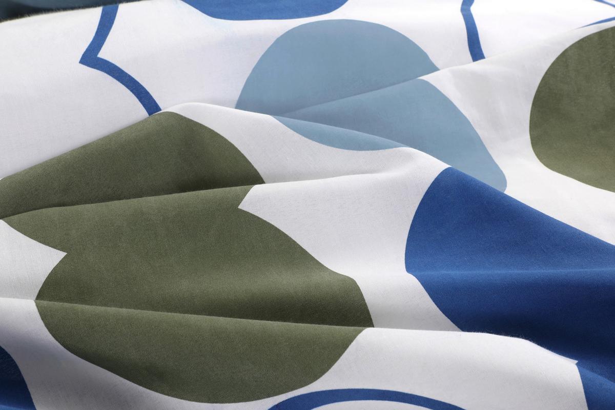 Bettwäsche Fiona - Blau/Pastellblau, MODERN, Textil - Luca Bessoni