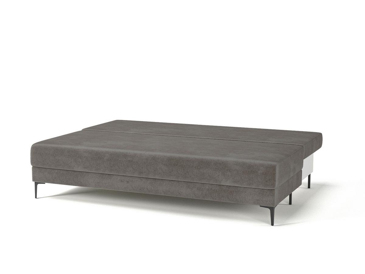 Schlafsofa Leipzig Dunkelgrau B: 200cm - Dunkelgrau/Schwarz, Design, Textil (200/78,5/88cm) - MID.YOU