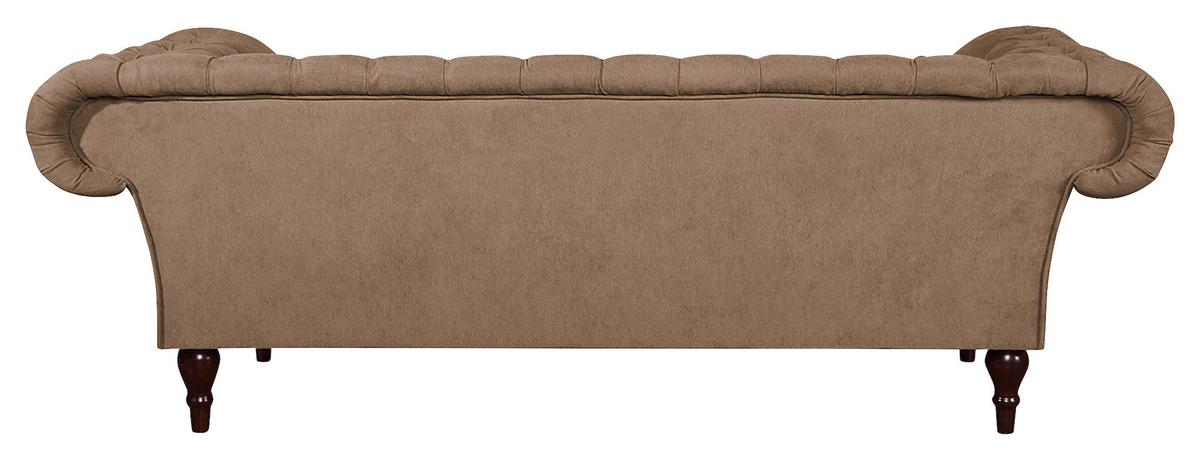 3-Sitzer-Sofa Preston Cappuccino B: 232 cm - Braun/Cappuccino, Design, Textil (232/79/97cm) - Livetastic