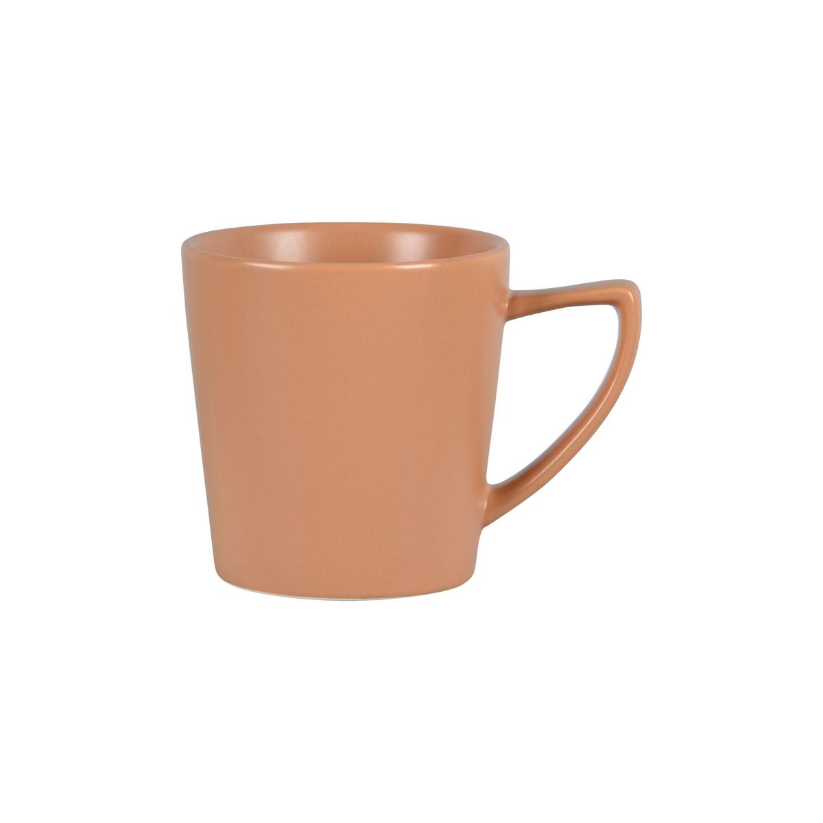 Kaffeebecher Steinzeug 300 ml Terracotta Matt Mantenga - Terracotta, MODERN, Keramik (12/8,7/9cm) - James Wood
