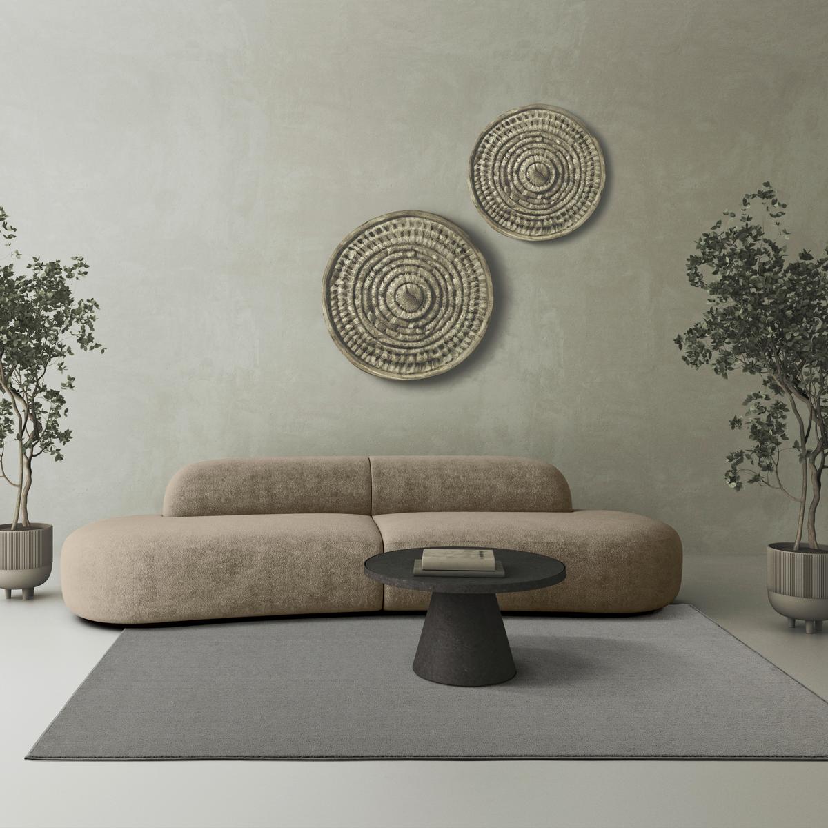 TKANÝ KOBEREC Susi 1, 150/220cm, sivá - sivá, Konventionell, textil (150/220cm) - Mömax