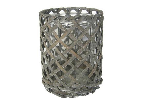 Svíčka Ve Skle Antonia - šedá, Romantický / Rustikální, dřevo/sklo (14,5/19cm) - Mömax modern living Svíčka Ve Skle Antonia - šedá, Romantický / Rustikální, dřevo/sklo (14,5/19cm) - Mömax modern living