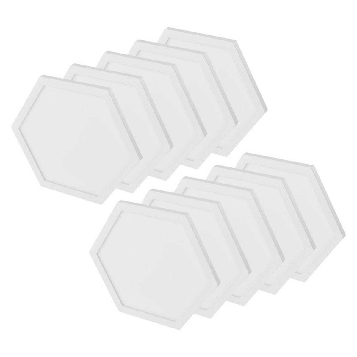 NÁSTENNÉ SVIETIDLO GOSMART - biela, Modern, plast (18/17.5cm)