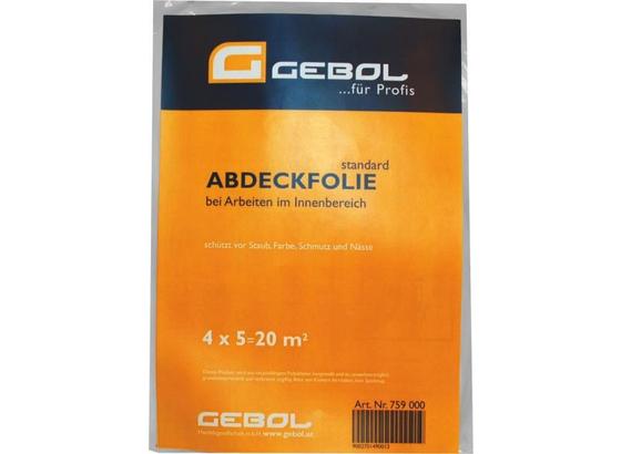 Abdeckplane 0,01 mm - Transparent, Kunststoff (400/500cm) - Gebol Abdeckplane 0,01 mm - Transparent, Kunststoff (400/500cm) - Gebol