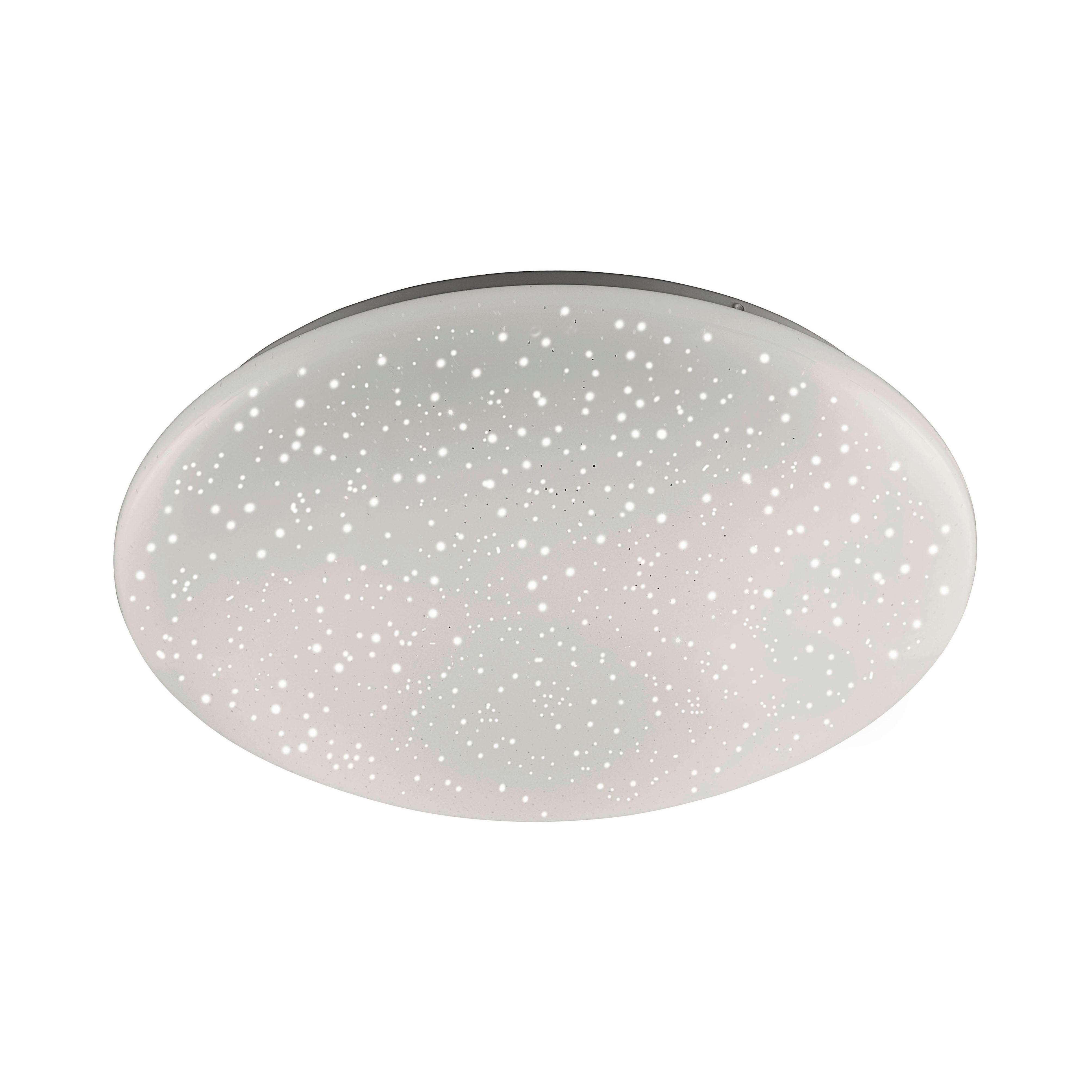 LED-Deckenleuchte Skyler Ø 39 cm mit Farbwechsler und dimmbar - Weiß, Basics, Kunststoff (39/39/12cm)
