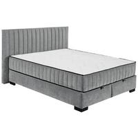 Boxbett Mit Bettkasten 160x200 Cm Nagol C - Anthrazit/Schwarz, MODERN, Holzwerkstoff/Textil (160/200cm) - MID.YOU