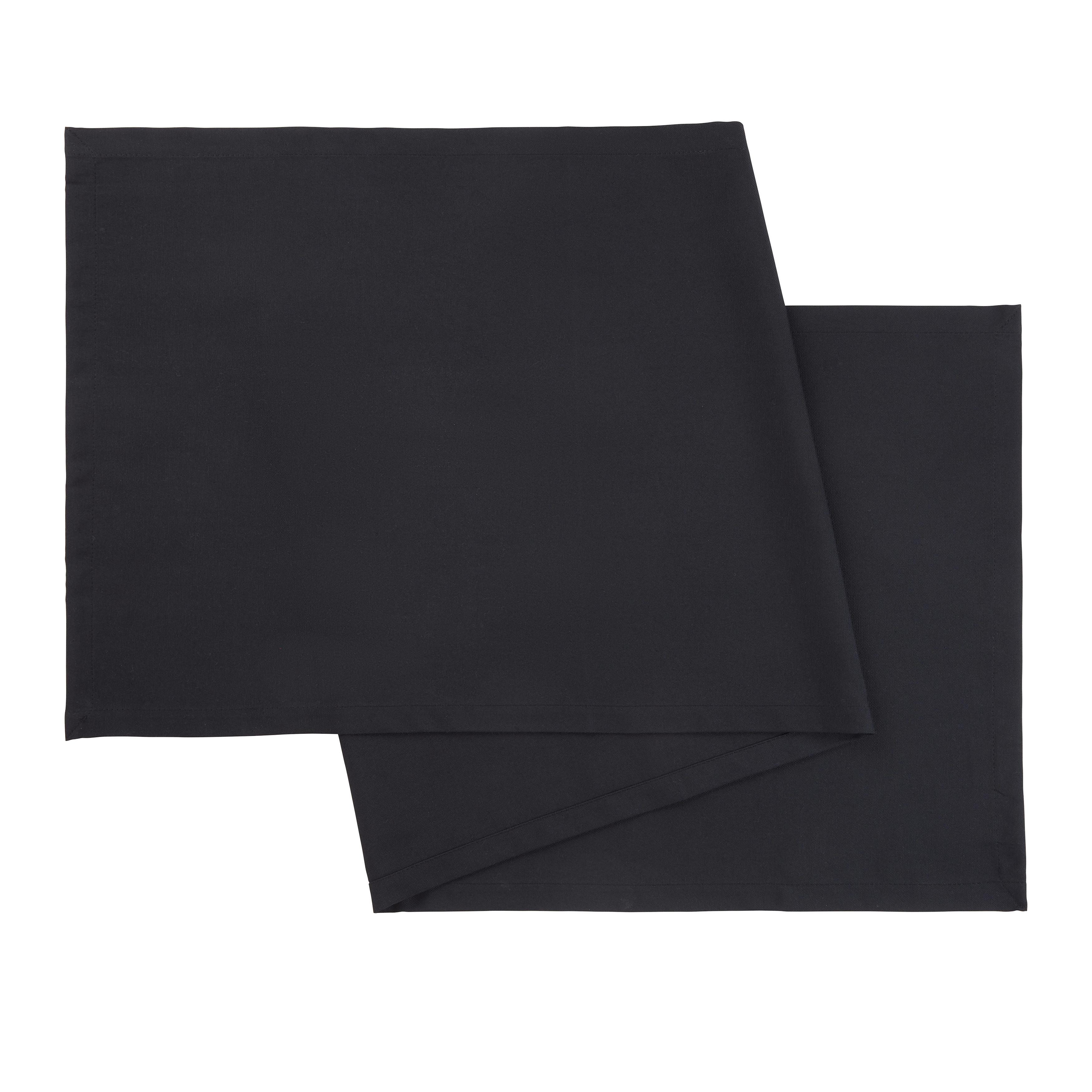 Běhoun na stůl Steffi, 45/150cm, černá - černá, textil (45/150cm) - Modern Living