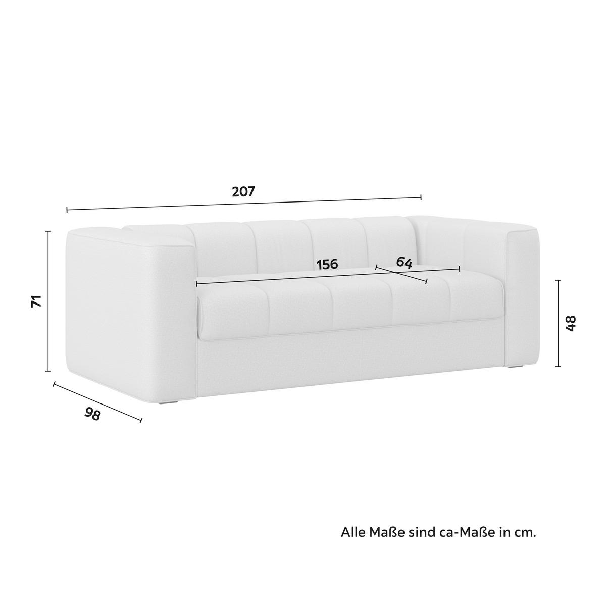 Rozkládací pohovka MIRANDA, béžová, s lůžkem na spaní - černá/béžová, Moderní, kov/dřevo (207/71/98cm) - Bessagi Home