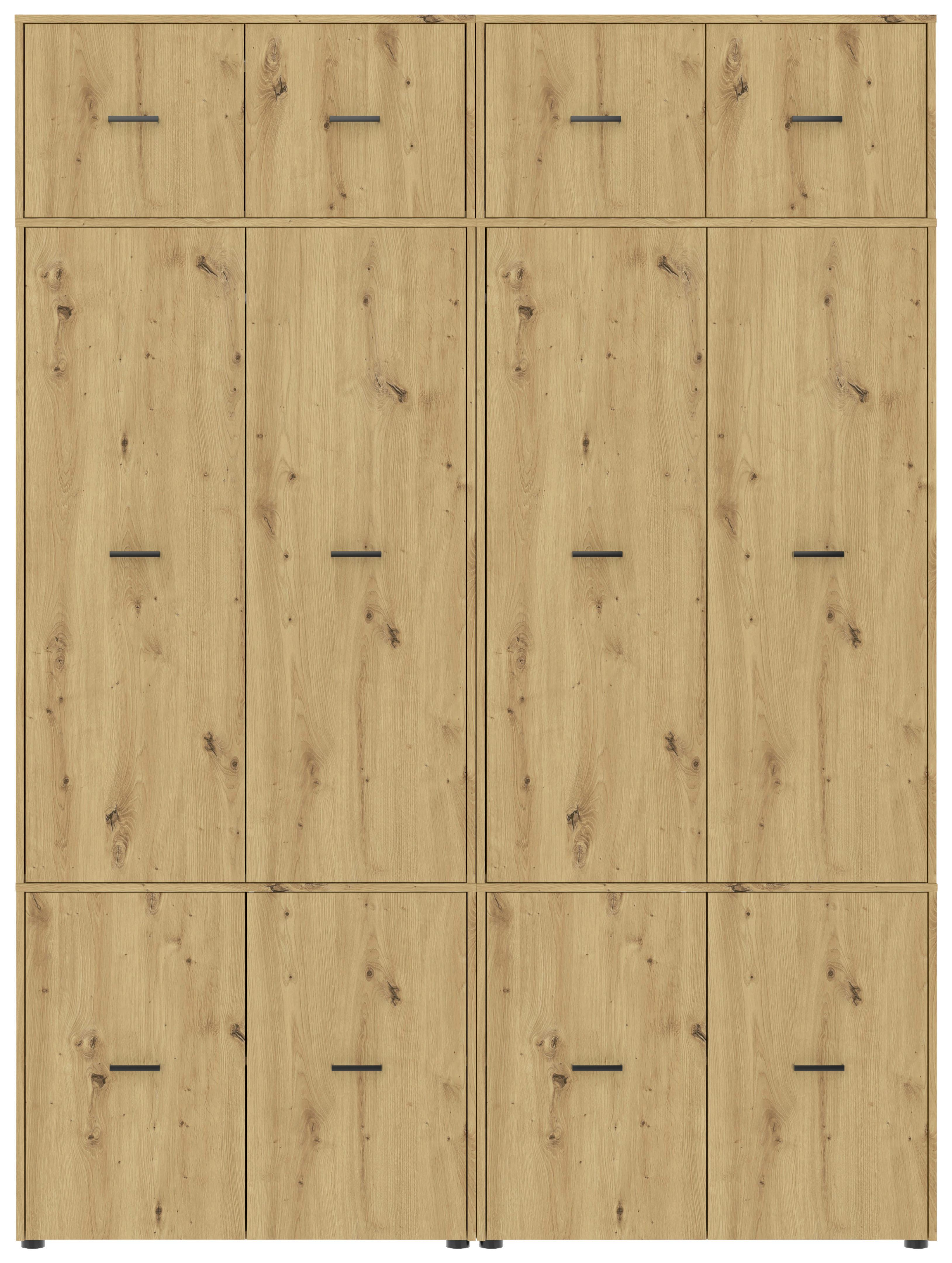Kleiderschrank Kivo Eiche Artisan Dekor, B: 180 cm