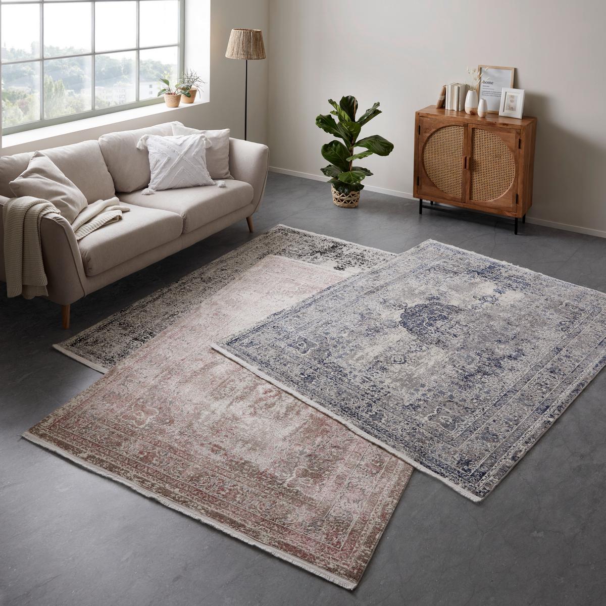TKANÝ KOBEREC Marcus 2, 120/170cm - krémová/světle šedá, textil (120/170cm) - Mömax