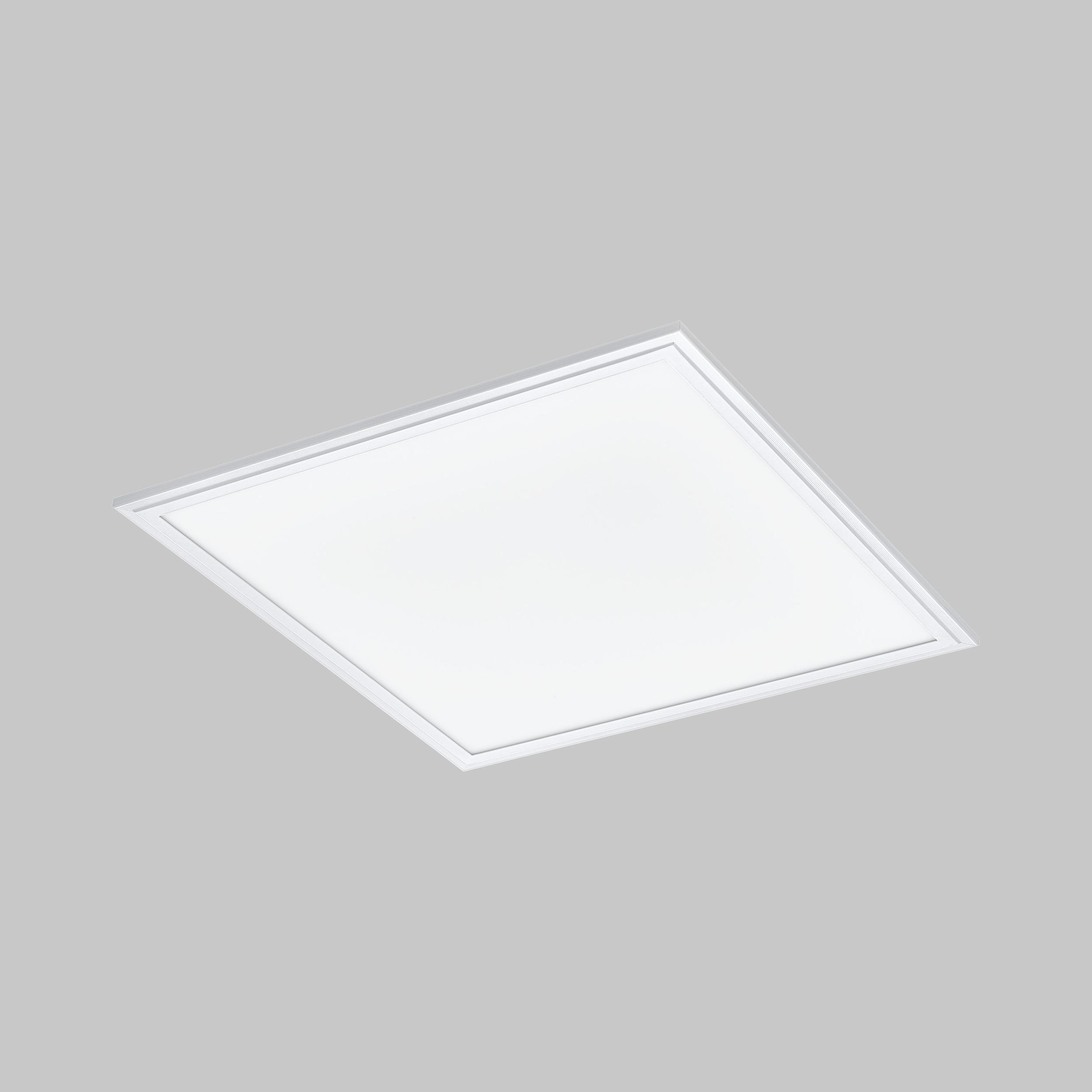Led-paneel Salobrena-rgbw L: 45 Cm Mit Fernbedienung - Weiß, MODERN, Kunststoff/Metall (45/45/1,1cm) - Eglo