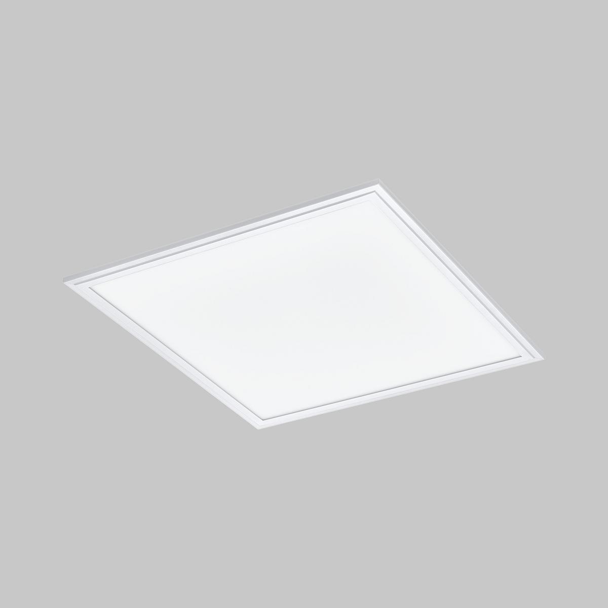 Led-paneel Salobrena-rgbw L: 45 Cm Mit Fernbedienung - Weiß, MODERN, Kunststoff/Metall (45/45/1,1cm) - Eglo