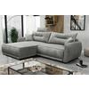 Ecksofa Fresh Grau 195x264 cm - Beige/Schwarz, Design, Textil (195/264cm) - MID.YOU