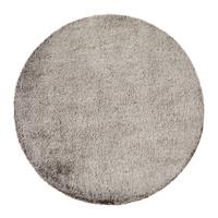 Fellteppich Leni Dunkelbraun Ø 80 cm, Rund - Dunkelbraun, MODERN, Textil (80cm) - Luca Bessoni